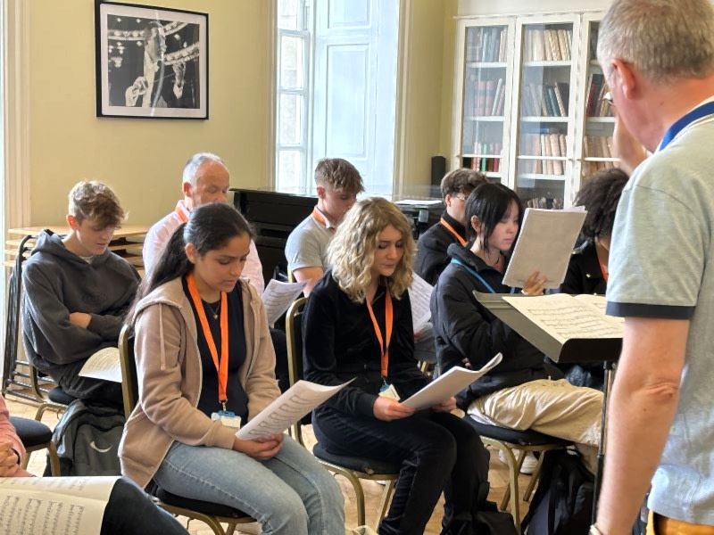 A Level Music Online - students sightreading
